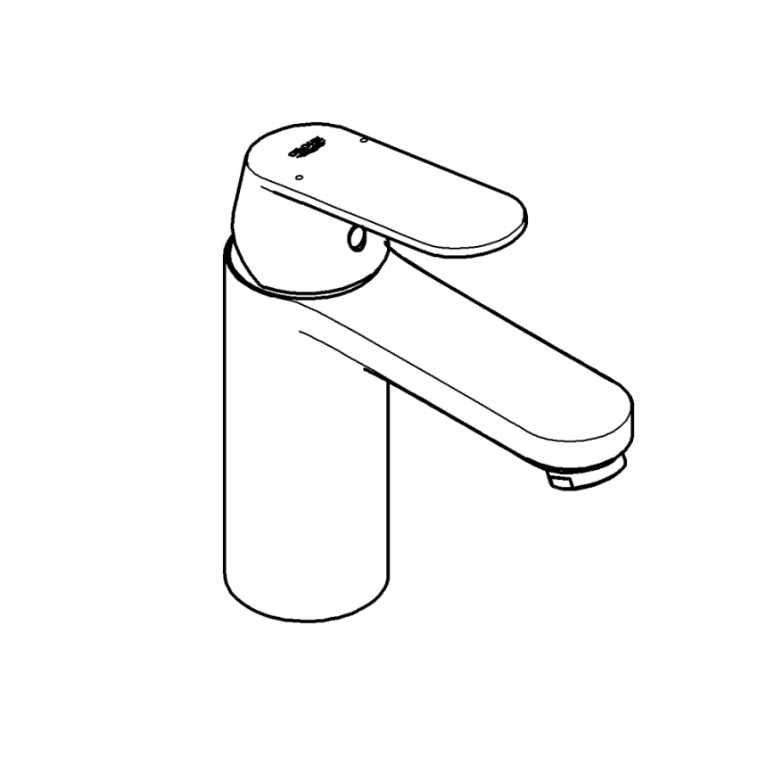 GROHE 23926000 - Basin mixer DN 15, size M, polished chrome