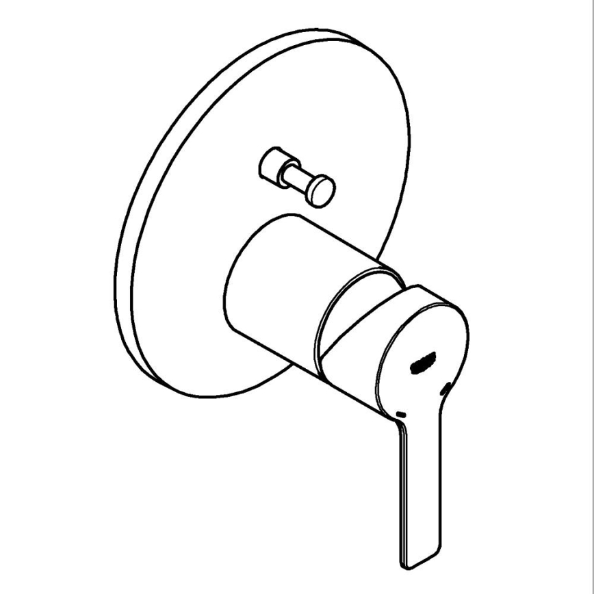 GROHE 24064001 - LINEARE Faucet, Polished Chrome