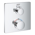 GROHE 24080000 - GROHTHERM Thermostatic Bath Mixer, Polished Chrome