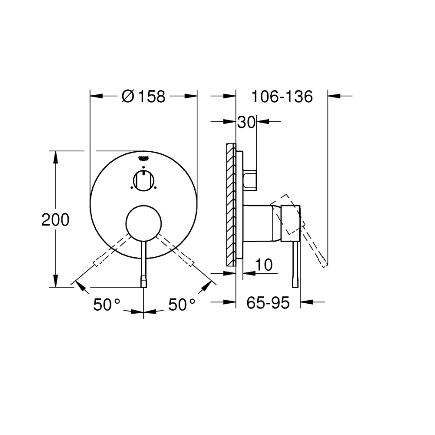 GROHE 24092001 - ESSENCE Faucet in Polished Chrome