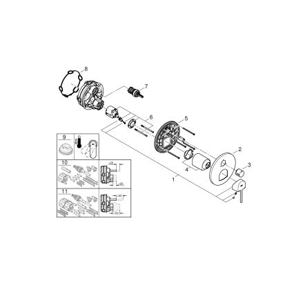 GROHE 24093003 - PLUS Faucet, Polished Chrome