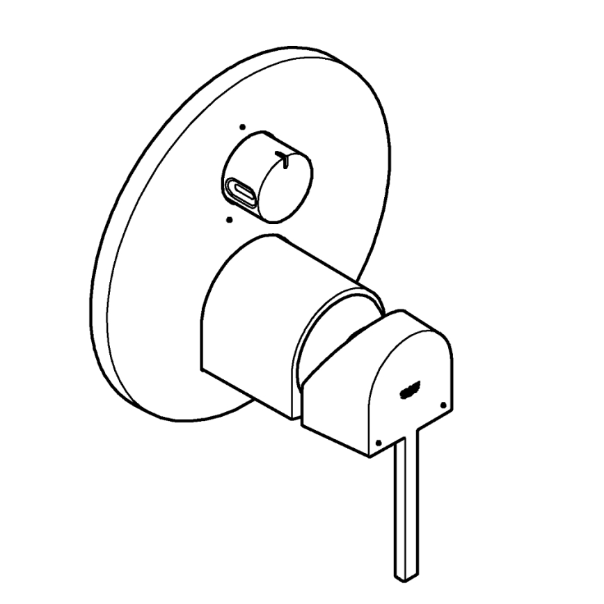 GROHE 24093003 - PLUS Faucet, Polished Chrome