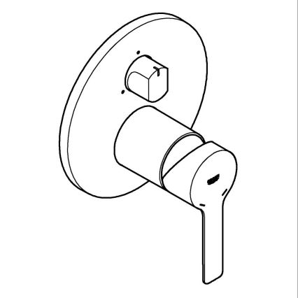 GROHE 24095001 - LINEARE Faucet, Polished Chrome