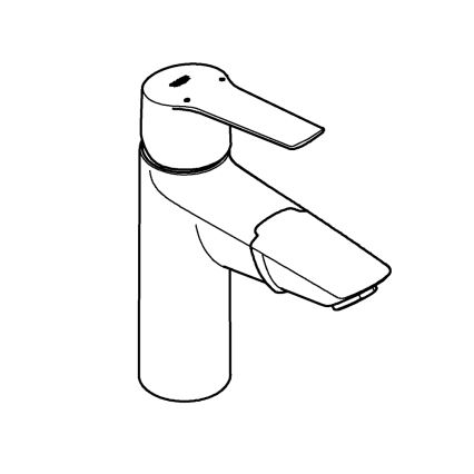 GROHE 24205003 - START Basin Mixer DN 15, Size M, Polished Chrome