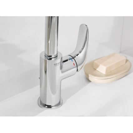 GROHE 24330001 - EUROSMART Basin Mixer, Size L, Polished Chrome