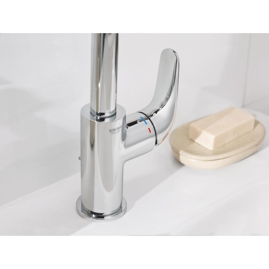 GROHE 24330001 - EUROSMART Basin Mixer, Size L, Polished Chrome