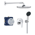GROHE 25293000 - START EDGE 250 mm Shower Set, Polished Chrome