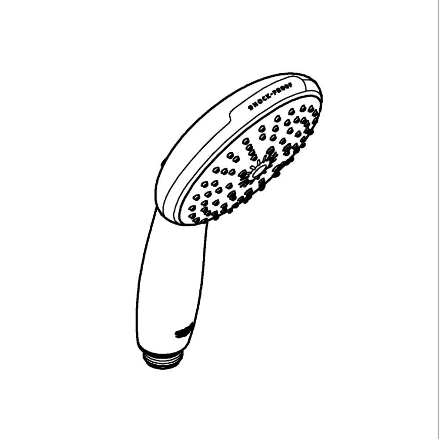 GROHE 26031001 - VITALIO START 110 Hand Shower O 110 mm Polished Chrome