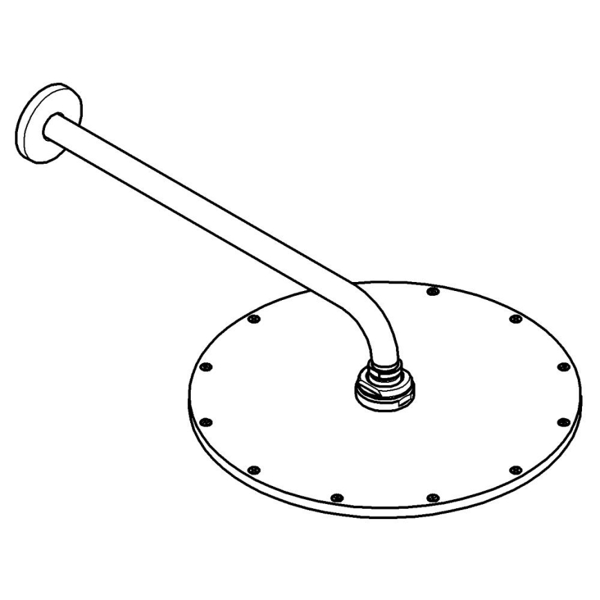 GROHE 26066GN0 - RAINSHOWER COSMOPOLITAN 310 380 mm Overhead shower, Gold