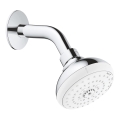 GROHE 26088001 - TEMPESTA 100 100 mm Overhead Shower, Polished Chrome