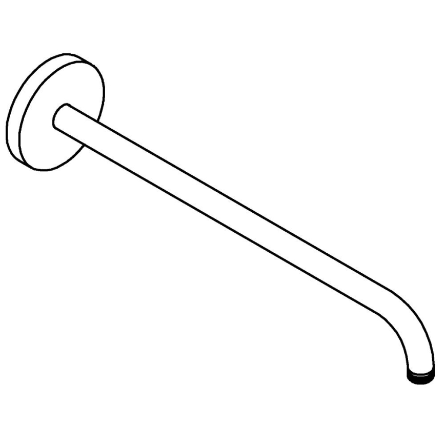 GROHE 26146000 - RAINSHOWER Shower Arm 422 mm, Polished Chrome