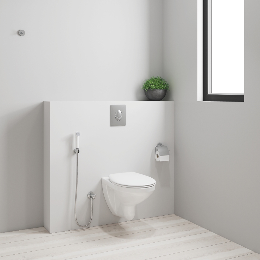 GROHE 26356IL0 - TEMPESTA-F 30 Handheld Bidet Spray, 1250 mm, White