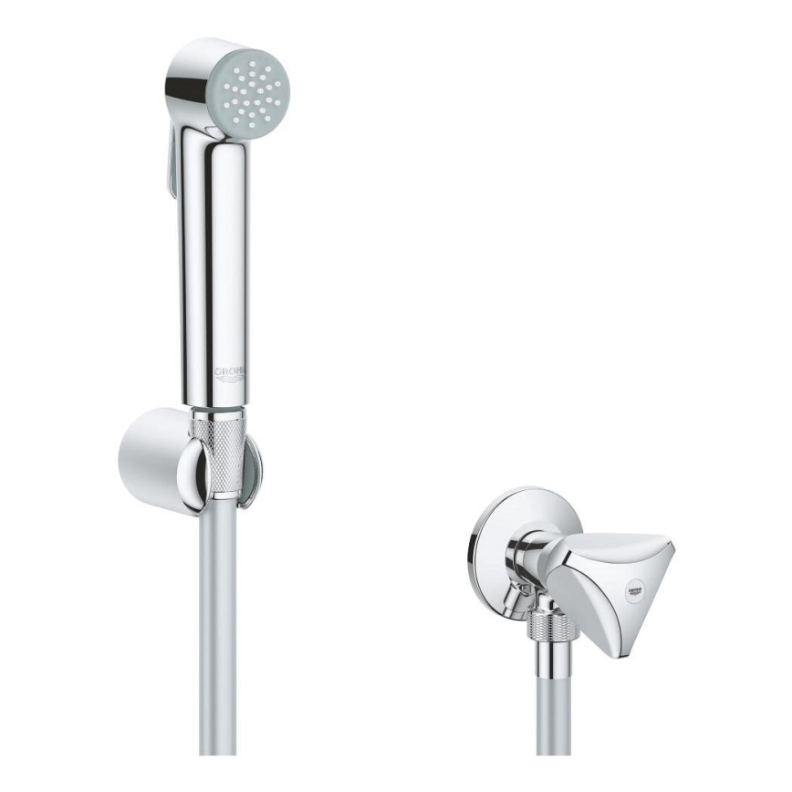 GROHE 26357000 - Wall-mounted set with angle valve in polished chrome