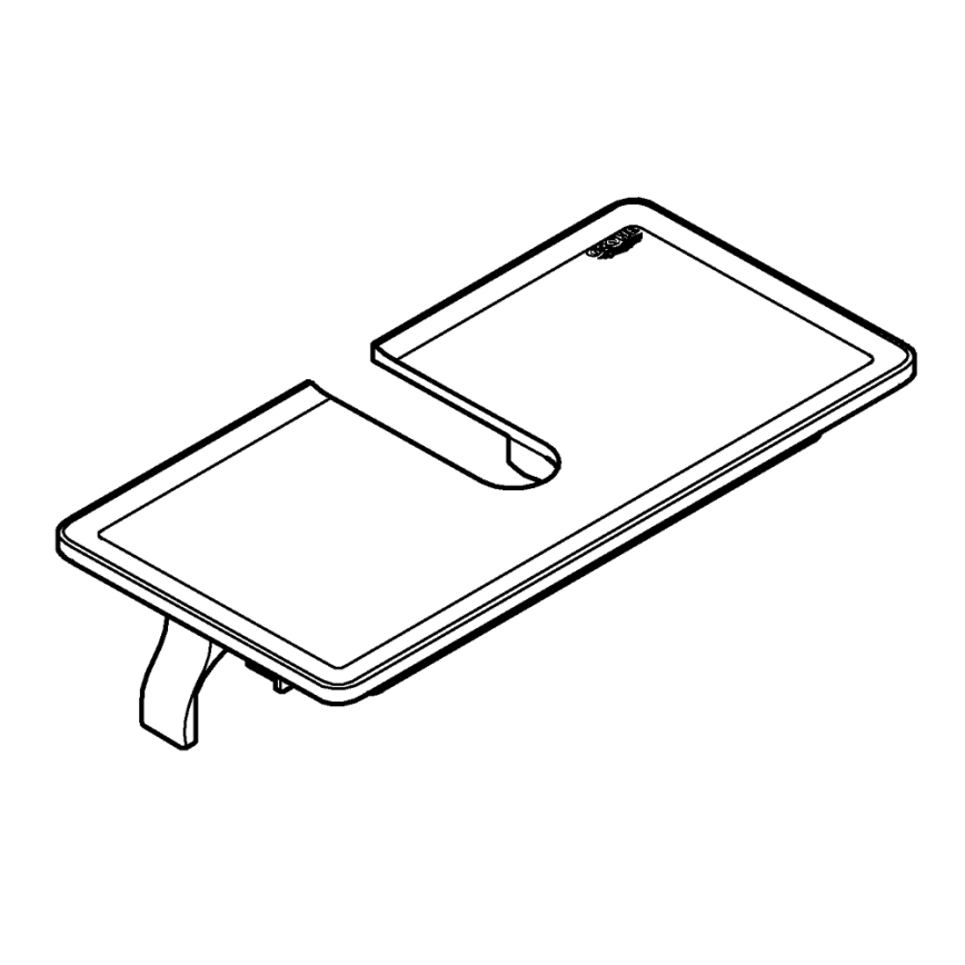 GROHE 26362LN1 - EUPHORIA 150 mm Shelf, White