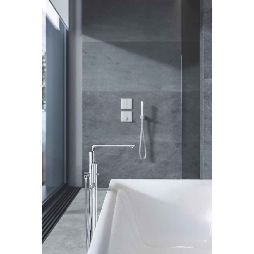 GROHE 26370000 - EUPHORIA CUBE Wall Elbow DN 15, Polished Chrome