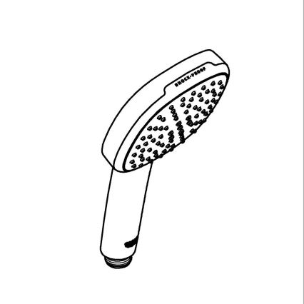 GROHE 26397001 - VITALIO COMFORT 110 Hand Shower, 110 mm, Polished Chrome