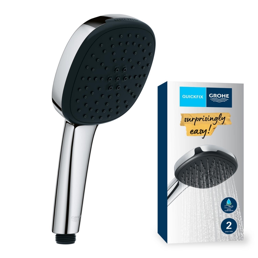 GROHE 26397001 - VITALIO COMFORT 110 Hand Shower, 110 mm, Polished Chrome