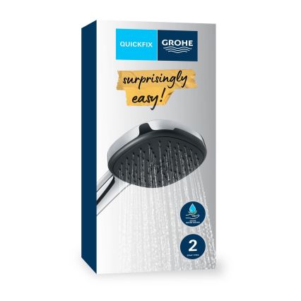 GROHE 26397001 - VITALIO COMFORT 110 Hand Shower, 110 mm, Polished Chrome