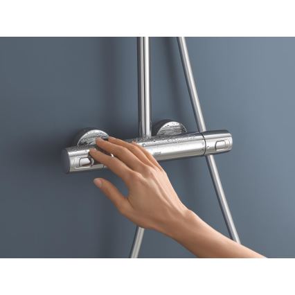 GROHE 26400001 - VITALIO JOY SYSTEM 310 Shower System, 450 mm, Polished Chrome