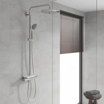 GROHE 26403001 - VITALIO JOY 260 450 mm Shower System, Polished Chrome
