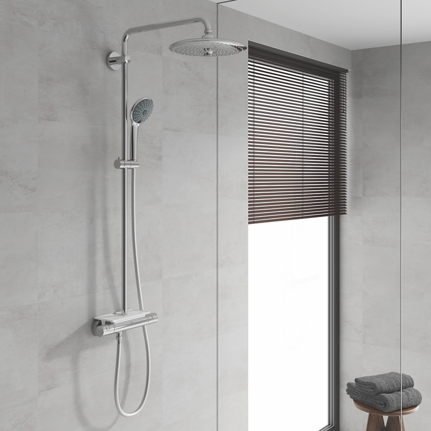 GROHE 26403001 - VITALIO JOY 260 Shower system 450 mm polished chrome