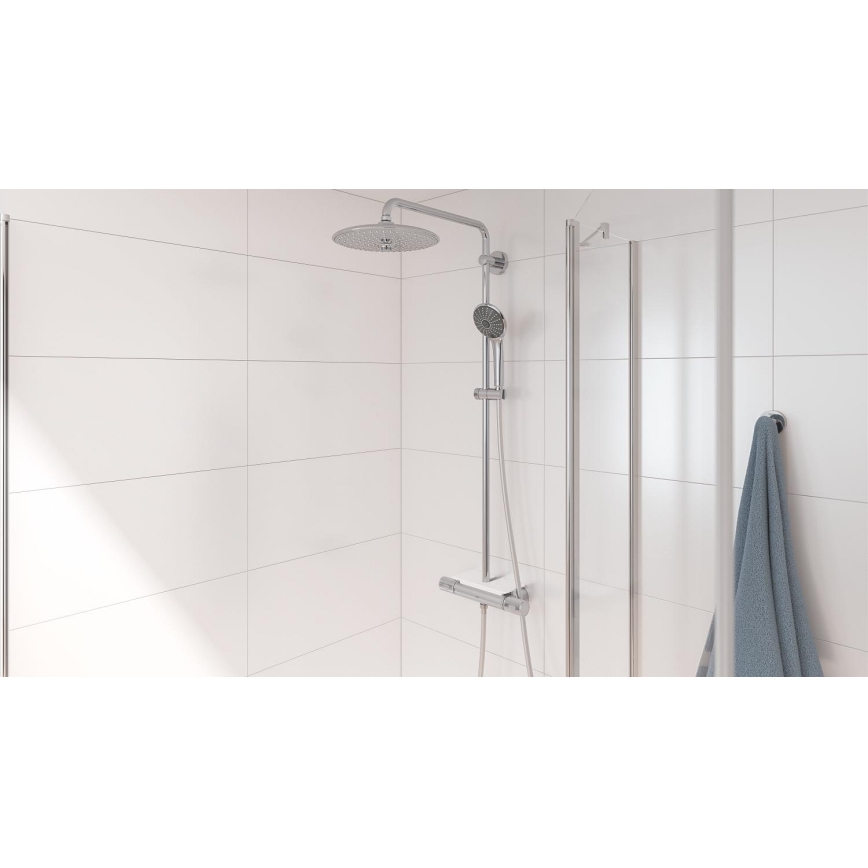 GROHE 26403002 - VITALIO JOY 260 450 mm Shower System, Polished Chrome