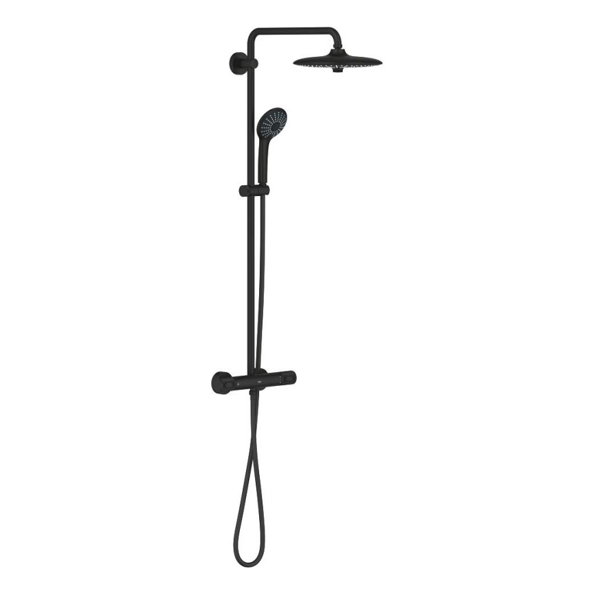 GROHE 26403KF2 - VITALIO JOY 260 Shower System, Black