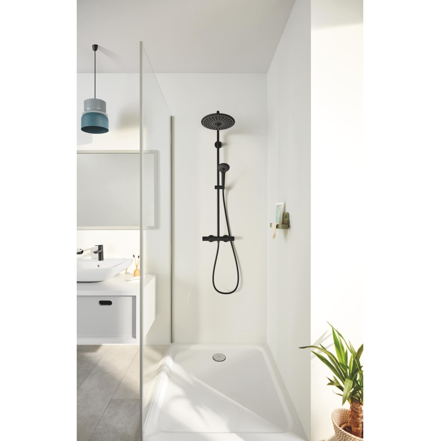 GROHE 26403KF2 - VITALIO JOY 260 Shower System, Black