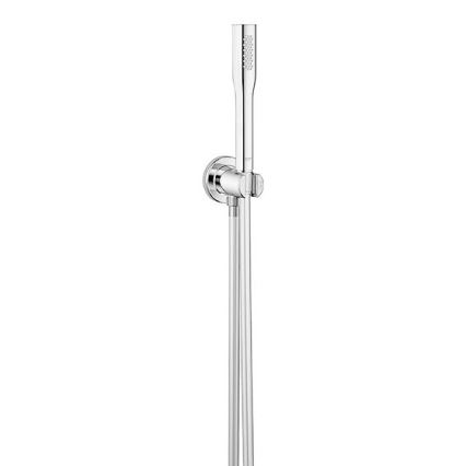 GROHE 26404000 - STICK handheld shower with hose and holder, polished chrome