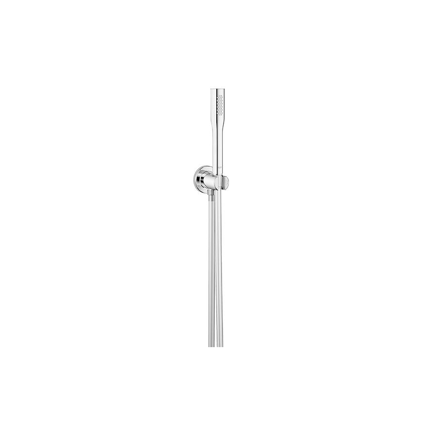 GROHE 26404000 - STICK handheld shower with hose and holder, polished chrome