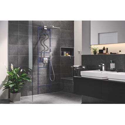 GROHE 26479000 - RAINSHOWER SMARTACTIVE 310 CUBE Overhead Shower, Polished Chrome
