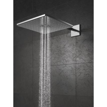 GROHE 26479000 - RAINSHOWER SMARTACTIVE 310 CUBE Overhead Shower, Polished Chrome