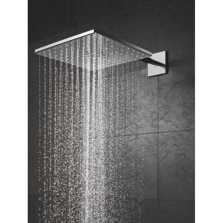 GROHE 26479000 - RAINSHOWER SMARTACTIVE 310 CUBE Overhead Shower, Polished Chrome