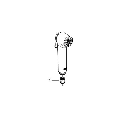 GROHE 26506000 - TEMPESTA-F 36 mm Hand Shower, Polished Chrome