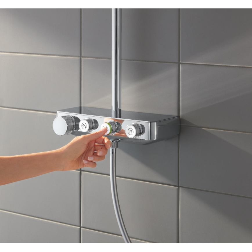 GROHE 26507000 - EUPHORIA SMARTCONTROL 310 DUO Shower System, Polished Chrome