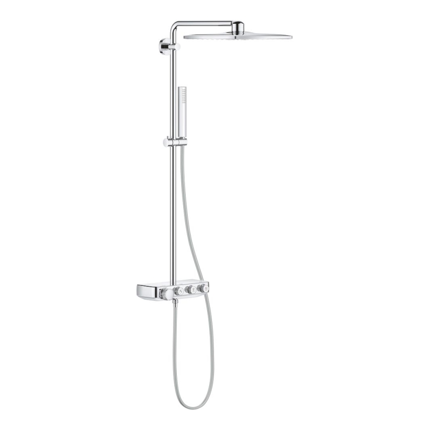 GROHE 26508000 - EUPHORIA SMARTCONTROL 310 CUBE Shower System, Polished Chrome