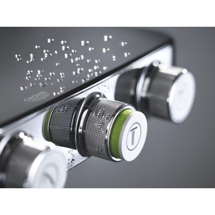 GROHE 26508000 - EUPHORIA SMARTCONTROL 310 CUBE Shower System, Polished Chrome