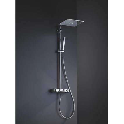 GROHE 26508000 - EUPHORIA SMARTCONTROL 310 CUBE Shower System, Polished Chrome