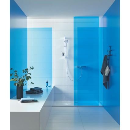 GROHE 26546000 - RAINSHOWER SMARTACTIVE 600 mm Shower Set, Polished Chrome