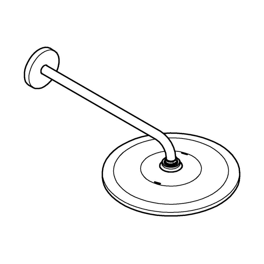 GROHE 26557000 - RAINSHOWER 310 Overhead Shower Set 422 mm Polished Chrome