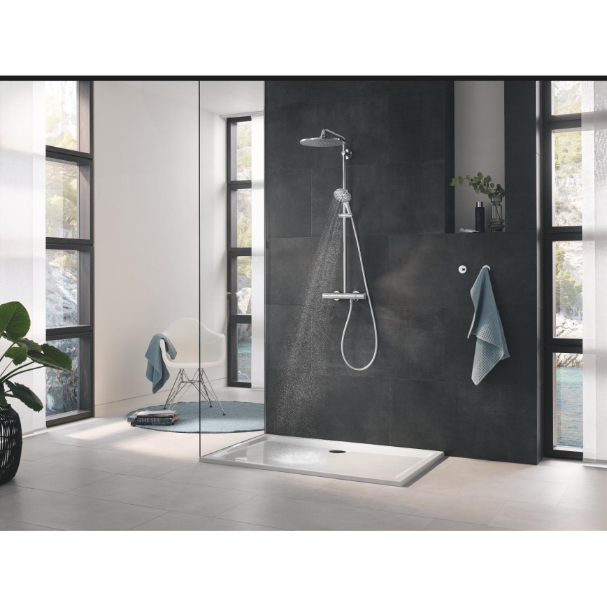GROHE 26574000 - RAINSHOWER SMARTACTIVE 130 mm Hand Shower, Polished Chrome