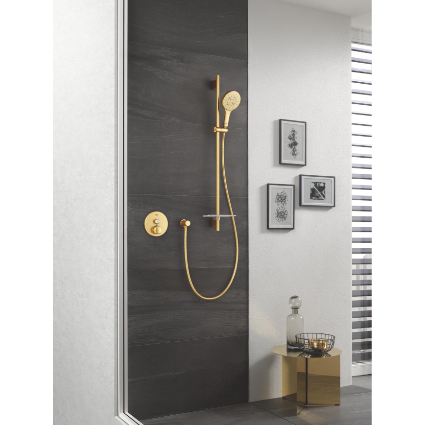 GROHE 26574GN0 - RAINSHOWER SMARTACTIVE 130 Hand Shower, Brushed Gold