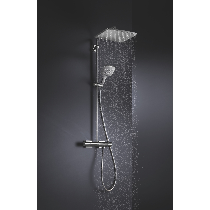 GROHE 26582000 - Hand shower RAINSHOWER SMARTACTIVE 130 CUBE polished chrome