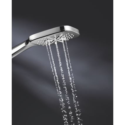 GROHE 26582000 - Hand shower RAINSHOWER SMARTACTIVE 130 CUBE polished chrome