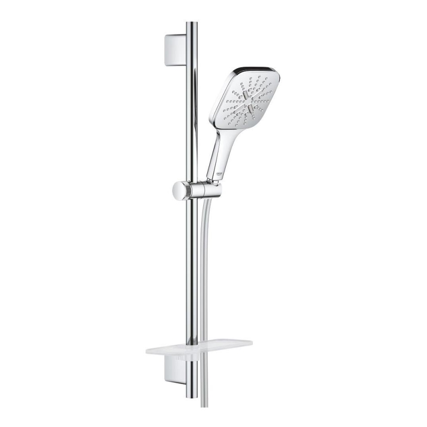 GROHE 26584000 - RAINSHOWER SMARTACTIVE 130 CUBE 600 mm Shower Set, Chrome