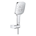 GROHE 26588000 - RAINSHOWER SMARTACTIVE 130 CUBE Hand Shower Set, Polished Chrome