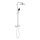 GROHE 26677001 - VITALIO START SYSTEM 250 Shower System, Polished Chrome