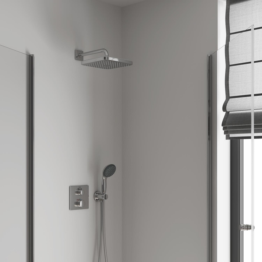 GROHE 26695000 - VITALIO COMFORT 250 × 250 mm overhead shower, polished chrome