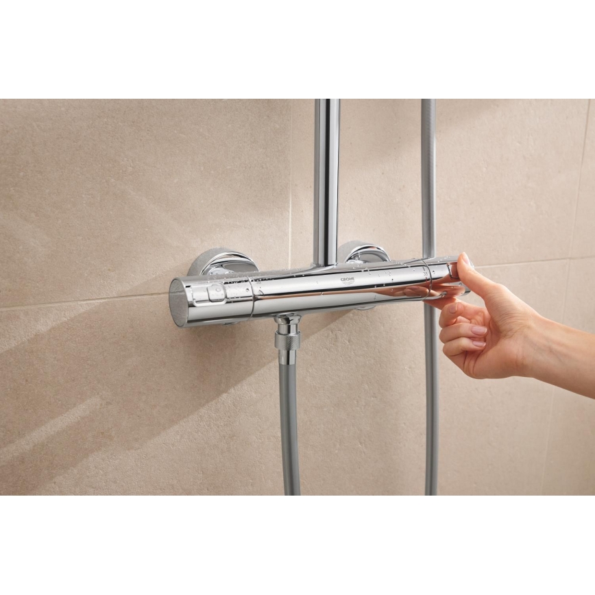 GROHE 26696001 - VITALIO COMFORT 250 Shower System 250 × 250 mm Polished Chrome