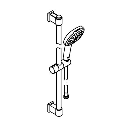 GROHE 26928001 - VITALIO COMFORT 110 shower set, 600 mm, polished chrome